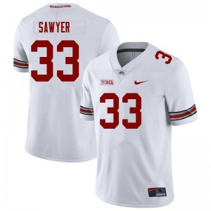 Jack Sawyer Ohio State #33 Football Men's Player Jersey - White 544783-679