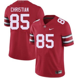 Bennett Christian Go Bucks #85 Player Football Men Jersey - Red 951248-590