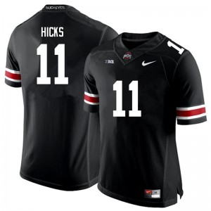 C.J. Hicks Ohio State Football Men University #11 Jersey - Black 493400-602