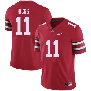 C.J. Hicks OSU #11 Limited Mens Football Jersey - Red 943192-594