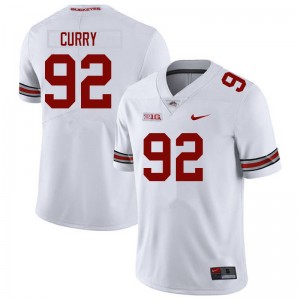 Caden Curry The Fighting Buckeyes Men's #92 Official Football Jersey - White 993226-503