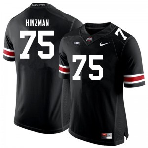 Carson Hinzman The Fighting Buckeyes Football University #75 Men Jersey - Black 738462-677