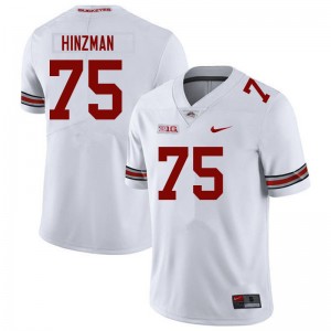 Carson Hinzman Ohio State #75 Player Men's Football Jersey - White 386827-550