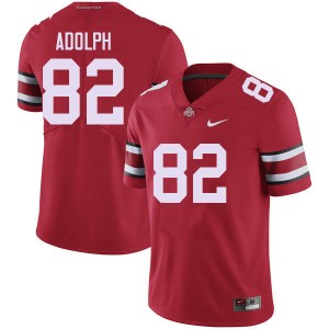 David Adolph Ohio State #82 Embroidery Football Men Jersey - Red 657503-417