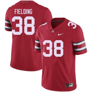 Jayden Fielding The Ohio State #38 Game Football Men Jersey - Red 429744-270