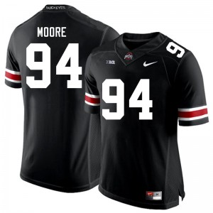 Jason Moore Ohio State #94 2025-26 Football Men's Jersey - Black 774744-122