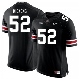 Joshua Mickens Ohio State #52 Game Men's Football Jersey - Black 786607-448