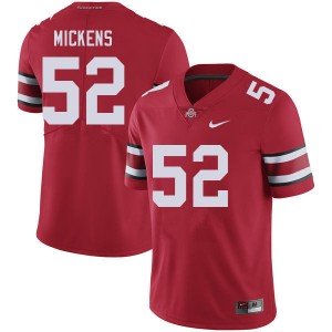 Joshua Mickens Buckeye Nation Men #52 Football 2025 Jersey - Red 186311-543