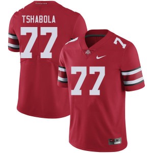 Tegra Tshabola The Ohio State Football Men #77 University Jersey - Red 175379-164