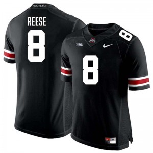 Arvell Reese Go Bucks High School Football #8 Men's Jersey - Black 141019-724
