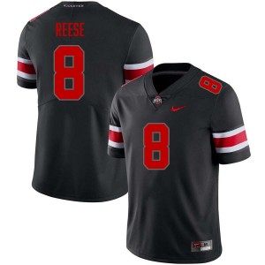 Arvell Reese Ohio State Buckeyes Football Replica #8 Men's Jersey - Blackout 222881-879