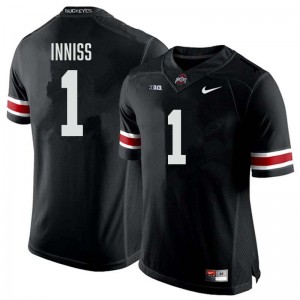 Brandon Inniss Ohio State Mens Game Football #1 Jersey - Black 809331-397
