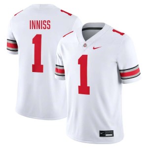 Brandon Inniss Buckeye Nation #1 Football Game Men's Jersey - White 835852-380