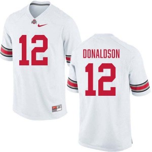 CJ Donaldson Ohio State #12 NCAA Football Men Jersey - White 254801-636
