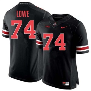 Carter Lowe Ohio State Buckeyes Football Game Men #74 Jersey - Blackout 605373-826