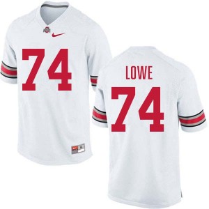 Carter Lowe The Fighting Buckeyes Men's #74 Football Stitched Jersey - White 340752-623