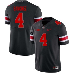 Devin Sanchez Buckeye Nation Football #4 Alumni Men's Jersey - Blackout 517885-426