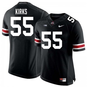 Dominic Kirks Buckeye Nation Football Replica Men's #55 Jersey - Black 527893-518