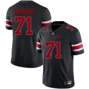 Jayvon McFadden OSU Men's #71 Player Football Jersey - Blackout 793183-337