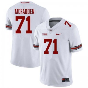 Jayvon McFadden OSU Buckeyes University #71 Football Men Jersey - White 490862-388