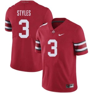 Lorenzo Styles Jr. Go Bucks Game Men #3 Football Jersey - Red 504219-424
