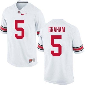 Mylan Graham Buckeye Nation #5 Football 2025-26 Men Jersey - White 374397-183