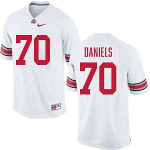Phillip Daniels Ohio State Men #70 Football Embroidery Jersey - White 693774-310