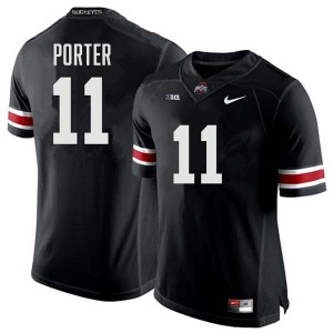 Quincy Porter Go Bucks Football Official #11 Men's Jersey - Black 388762-581