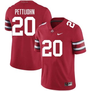 Riley Pettijohn Ohio State Football #20 NCAA Men's Jersey - Red 470715-415
