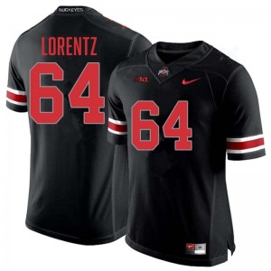 Simon Lorentz OSU Buckeyes 2025-26 Football Men #64 Jersey - Blackout 882980-435