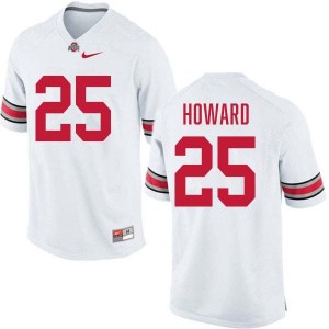 Ty Howard Ohio State Football Mens High School #25 Jersey - White 433897-389