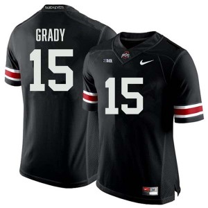 Zion Grady Ohio State Buckeyes #15 Football Men Stitched Jersey - Black 878209-143