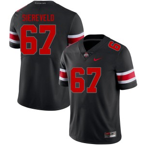 Austin Siereveld Ohio State Buckeyes Football 2025-26 #67 Mens Jersey - Blackout 182238-367