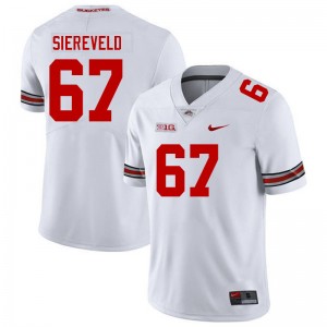 Austin Siereveld OSU Buckeyes NCAA #67 Football Mens Jersey - White 837792-862