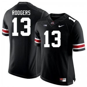 Bryson Rodgers The Fighting Buckeyes Football #13 Embroidery Men Jersey - Black 372063-486