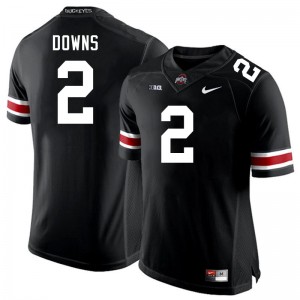 Caleb Downs The Fighting Buckeyes Football #2 Stitched Mens Jersey - Black 880401-642