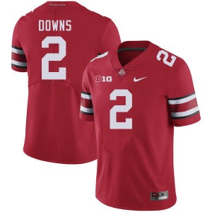 Caleb Downs Ohio State Buckeyes Men Football Official #2 Jersey - Red 760889-958