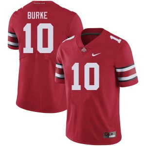 Denzel Burke The Ohio State #10 Football Limited Men Jersey - Red 776169-890