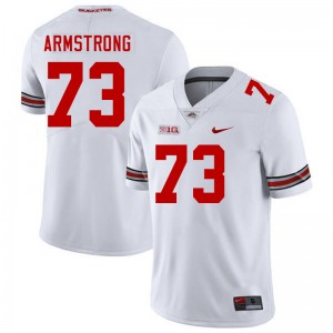 Devontae Armstrong Go Bucks Men's Official Football #73 Jersey - White 399526-379