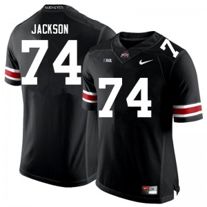 Donovan Jackson Buckeye Nation Mens University Football #74 Jersey - Black 883512-444
