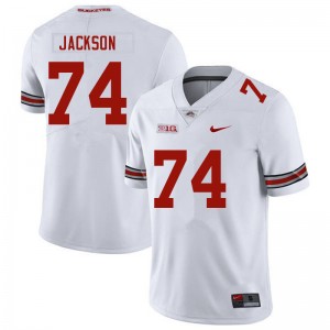 Donovan Jackson OSU #74 Men's Game Football Jersey - White 936889-383