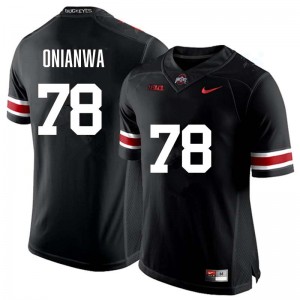 Ethan Onianwa The Fighting Buckeyes Player #78 Men Football Jersey - Black 797518-776