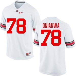 Ethan Onianwa Buckeye Nation #78 Football Men's NCAA Jersey - White 439389-991