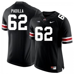 Joshua Padilla Ohio State Football Stitched Men #62 Jersey - Black 653315-272