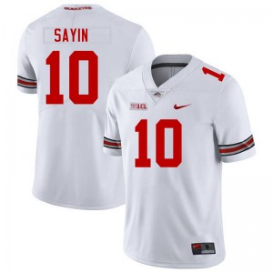 Julian Sayin OSU Buckeyes Limited #10 Men Football Jersey - White 325132-317