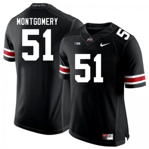 Luke Montgomery Ohio State Game Men's #51 Football Jersey - Black 542287-220