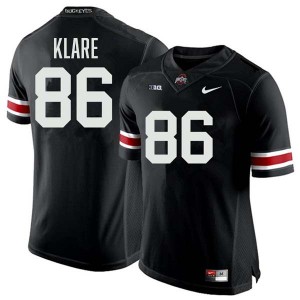 Max Klare Ohio State Buckeyes Football Men's Official #86 Jersey - Black 593419-955