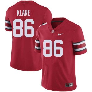 Max Klare Ohio State Football Player Men #86 Jersey - Red 116097-354