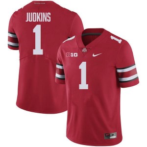 Quinshon Judkins Ohio State Buckeyes #1 High School Football Mens Jersey - Red 589373-414