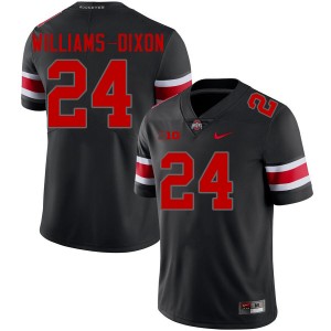 Sam Williams-Dixon Go Bucks 2025 Mens #24 Football Jersey - Blackout 725198-435
